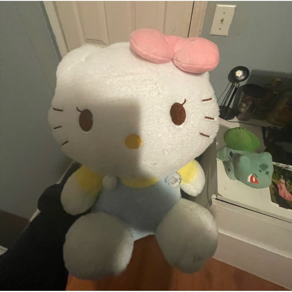 Hello kitty book bag but a one strap bag. Very cute and clean